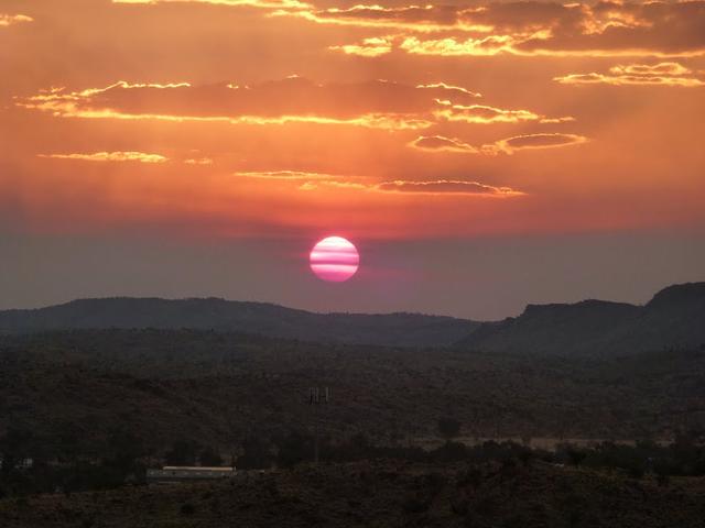 Alice Springs - Anzac Hill - Pôr-do-sol