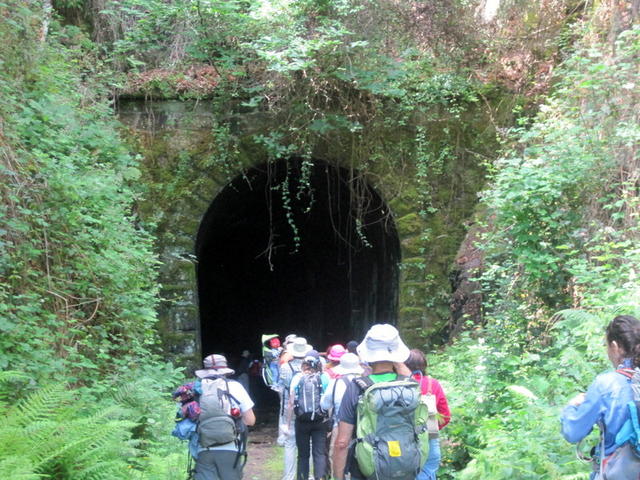 À entrada para o último túnel