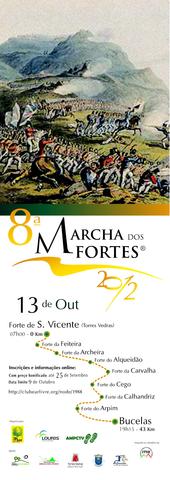 Cartaz da 8ª Marcha dos Fortes®
