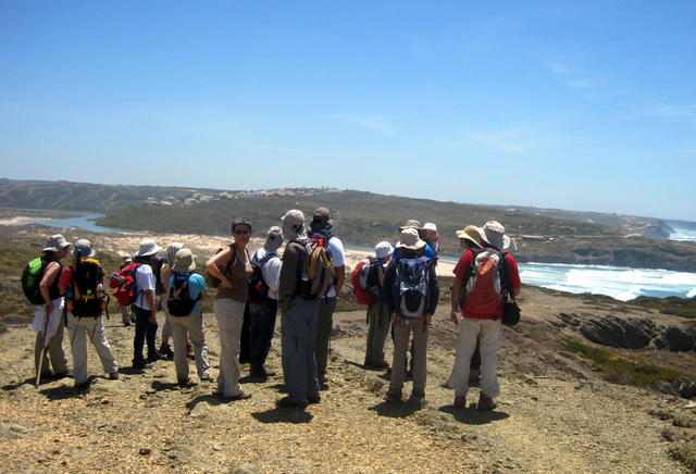 À vista da praia da Amoreira