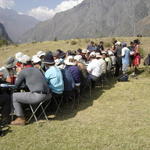 Almoço para o Ar Livre, ao ar livre, no Caminho Inca