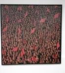Museu do Neo Realismo - Pintura de Rui Filipe - multidão enche a tela. unida numa causa comum...