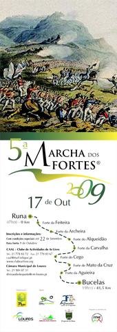 Cartaz da 5ª Marcha dos Fortes