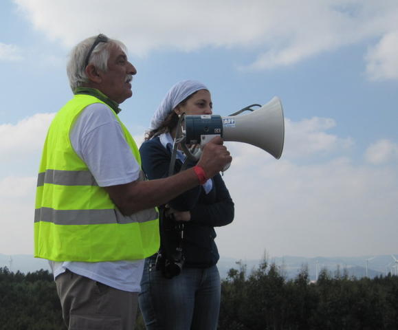 Patricia Vitorino, Vereadora da CM Sobral, saúda os participantes no belíssimo anfiteatro que é o Forte do Alqueidão