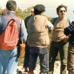 Fernado Baeta de costas, Carlos Balacumba e Carlos Cerdeira