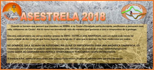 CAMINHADA ASESTRELA 2018